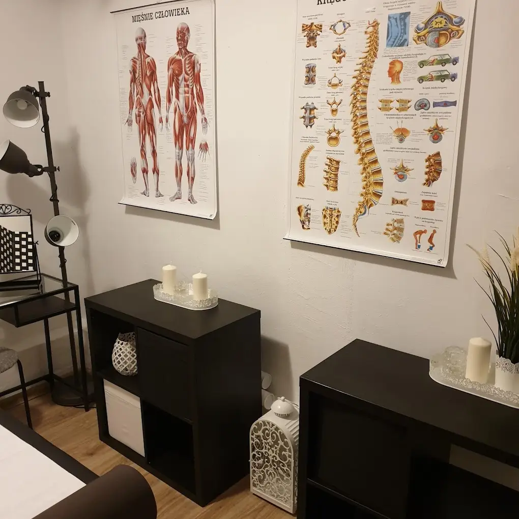 Recepcja gabinetu kręgarza i masażysty w Warszawie