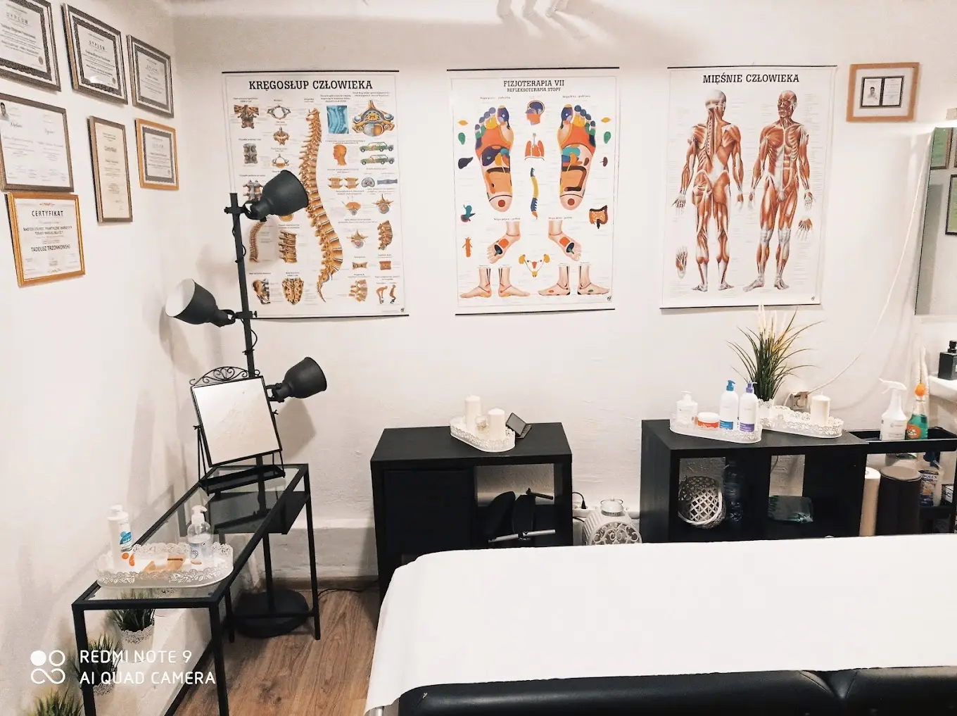 Gabinet masażysty i kręgarza w Warszawie – pełny widok